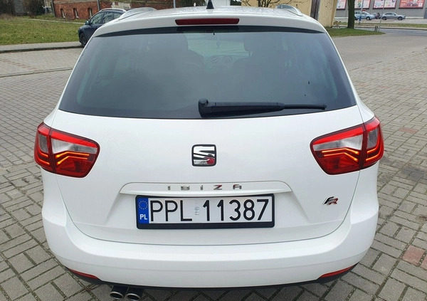 Seat Ibiza cena 28400 przebieg: 173000, rok produkcji 2014 z Pleszew małe 781
